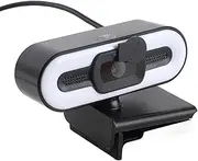 4K Webcam, Built in Microphone, Bright Fill Light, Auto Beauty USB Camera with USB PC Camera, for Laptop Computer LCD Display