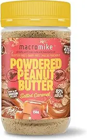 Macro Mike Salted Caramel Powdered Peanut Butter Jar 156 g