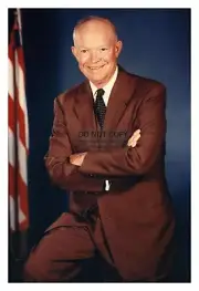 PRESIDENT DWIGHT D. EISENHOWER OFFICIAL PORTRAIT 4X6 PHOTO