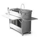 New myGRILL Chef SMART Medium with Stainless Steel Cart - CS2111-15-PLUS-BUNDLE