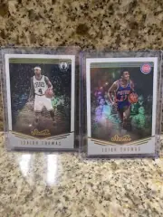 2016-17 Panini Studio Isiah Thomas And Isaiah Thomas 2 Card Lot