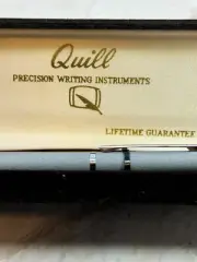 Vintage AMACO Quill Pen & Mechanical Pencil Set Slate Gray