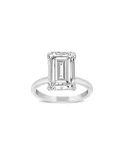 18K 6.15 ct. tw. Lab-Grown Diamond Solitaire Ring