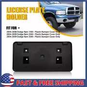 Front License Plate Bracket Holder Frame For 2003-2008 Dodge Ram 1500 ABS