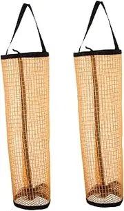 2pcs Capacity and Golf Ball Mesh Bag Portable Multi Purpose Organizer Pouch for Tennis Balls and Storage for Outdoor Sports Activities