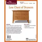 FINE WOODWORKING’S LOW CHEST OF DRAWERS PROJECT PLAN: INTEMEDIATE