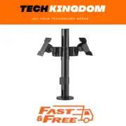 Atdec POS 400mm pole with back-to-back display VESA 75/100 head