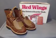 RED WING LEATHER STEEL TOE MADE IN USA 4488 MET GUARD SIZES n WIDTHS ORGINAL BOX