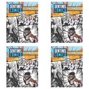 4x Greater Than Games Roleplaying Game Sentinels Comics Colouring Book Kids Art