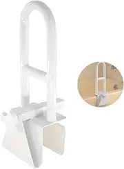 Bathtub Safety Rail, Adjustable Shower Grab Bars Handle for Seniors and Elderly Assistance Products, White Bathroom Accessories (White)