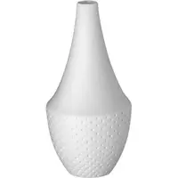 在飛比找momo購物網優惠-【RADER】迷你白瓷花器 波點壓紋(花瓶 花盆 )