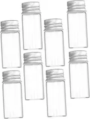 10Pcs Medical Grade Glass Bottles with Screw Top Lid Leak Design for Essential Oils Cosmetic Liquids and Ink Durable Practical and Portable for Travel Use