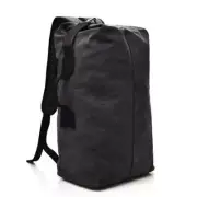 Large Capacity Outdoor Travel Canvas Double Shoulder Backpack Schoolbag (Small B