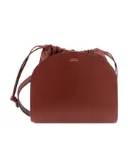 A.P.C. Demi Lune Drawstring Crossbody Bag One size Red
