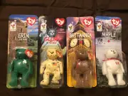Ty Beanie Babies Rare McDonald's Collectors: 4 Teenie Special International Set!