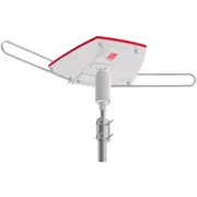 Simtech Rotating Digital Outdoor Hd Tv Antenna With Signal Booster Remote Control Antennas