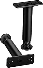Bed Legs, Adjustable Metal Bed Support Leg, Telescopic Furniture Heightening Bracket Bed Beam Support Fixer Heavy Duty Bed Frame Support Furniture Support Legs For Cabinet Sofa Bed, 15-25cm