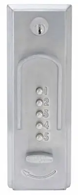 Kaba 2015-26D-41 Exit Device Push Button Lock Thumbturn Knob Us26D, Satin Chrome