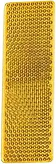 10X Amber Reflector Self Adhesive Trailer Caravan Light Truck Stick Plain Pattern 85mm x 22mm