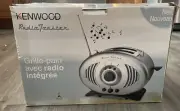 Vintage Kenwood FM Radio Toaster #TT756SL Retro Space Age Silver New In Box