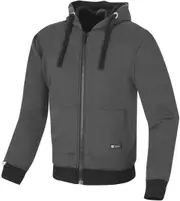 Merlin Hamlin Motorcycle Zip Hoodie Jacket, grey, Size S for Men