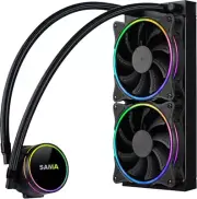 Sama 240 Water cooling AIO liquid cooler (New in Box) Copper cold plate.
