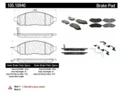 StopTech Disc Ultra-Premium Brake Pad Set for 11-13 Nissan Leaf 105.10940