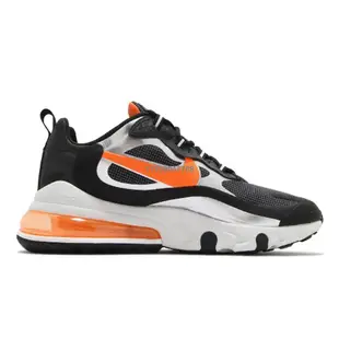 Nike Air Max 270 React 黑橘銀 時尚百搭運動慢跑鞋CQ4598-084男女鞋