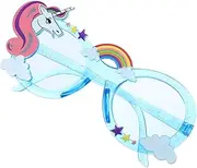 [CATIEBYE] Rainbow Unicorn Funny Glasses Photo Booth Party Supplies Comfortable and Stylish Sunglasses for Birthday Events