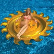 Sun Float Giant 210cm Inflatable Pool Raft Mat Swimline 90606 Beach Water Party