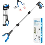 43" Grabber Reacher Tool, Foldable Reacher Grabber Pickup Tool with 360° Rota...