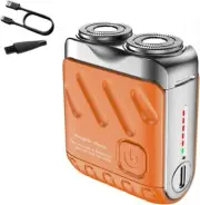 R-12 Luggage Electric Shaver, Mini Portable Beard Shaver, Suitcase Design, USB R