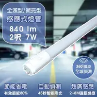 在飛比找森森購物網優惠-【APEX】T8 2呎7W LED 微波感應燈管 白光(4入