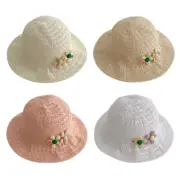 Baby Fisherman Hat Trend Hollowed Summer Sunhat Travel Beach Caps Wide Brim