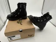 Dr Martens 1460 FAUX FUR LINED LEATHER LACE UP BOOTS