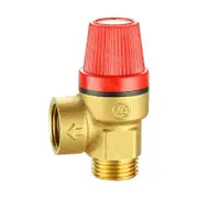 1/2 Male Pressure Relief Valves - Water/Oil/Gas (5 Bar) Brass Safety Valve
