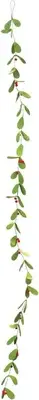 Mistletoe String Christmas Garlands - 5.75' x 3.5" - Unlit