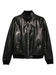 [Tom Ford] Tom Ford-Bomber In Pelle Harrington-Uomo 50