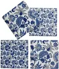 Hamptons Vintage Coasters - Set of 4 |Home Decor |Coastal | Beach | Blue & White