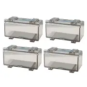 2 Pairs 1/64 Dustproof Acrylic Cars Model Display Storage Box For Hot Wheels k