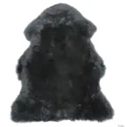 Steel Grey Merino Sheepskin Rug | Sheepskin Throw | Australian Sheepskin