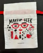 Brand New Sephora Play Make Up Geek Drawstring Makeup Bag