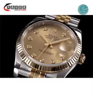 Rolex 勞力士 Datejust 36MM 間金 日誌型116233 金面石