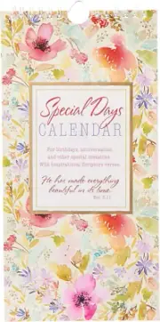 Special Days Perpetual Calendar W/Scripture He Has Made Everything Beautiful Ecc