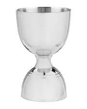 Viski Professional Silver Canterbury Jigger