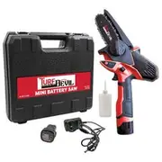 TURF DEVIL 14V 2 X 1.5AH Battery & Charger 4 Inch Pruning Saw Kit TD1758