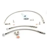 Oil Water Line For 4B11T Lancer EVO X 10 with Stock TD05H /TD05HA Series Turbo
