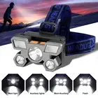 LED Head Light Torch Headlamp USB Rechargeable Flashlight Fishing Lamp Camping