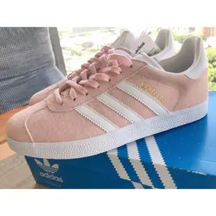 Adidas Original GAZELLE愛迪達粉紅麂皮鞋