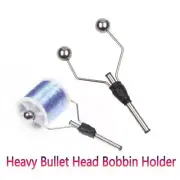 2pcs Heavy Bullet Head Bi-ceramic Tip Fly Tying Bobbin Holder DIY Flies Tools